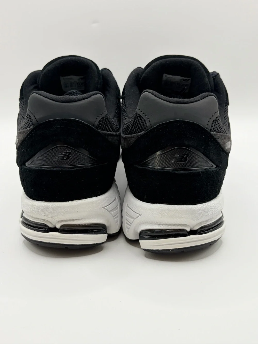 New Balance 2002R Black & White Athletic Sneakers